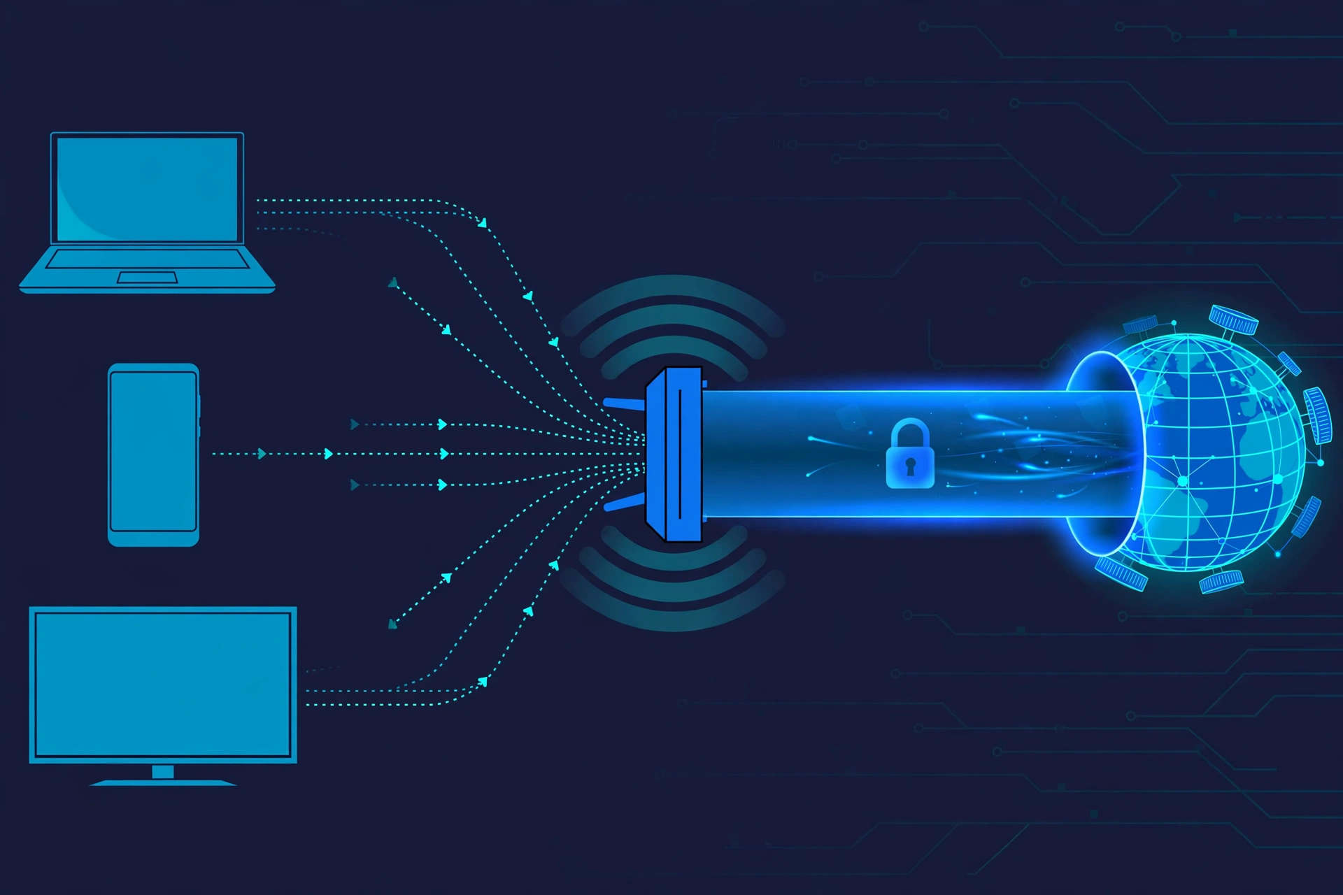 what is a vpn router